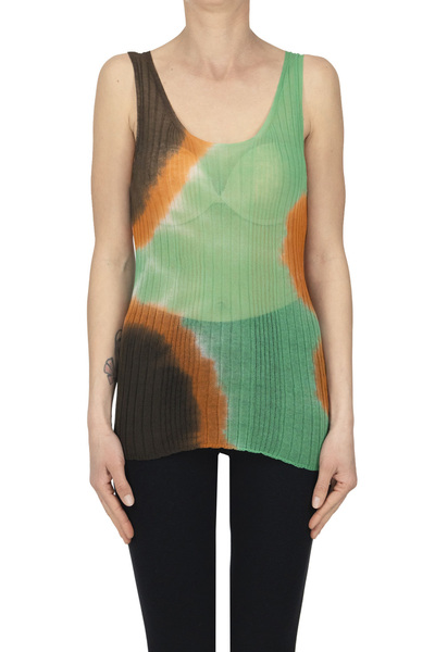  Roberto Collina Knitted Tie Dye Top 