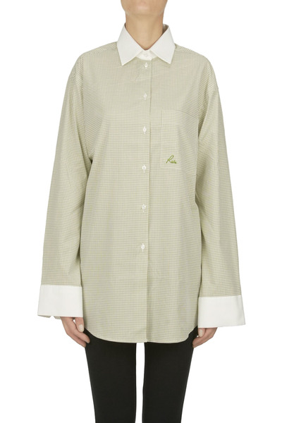 Ròhe Micro Checked Print Oversized Shirt 
