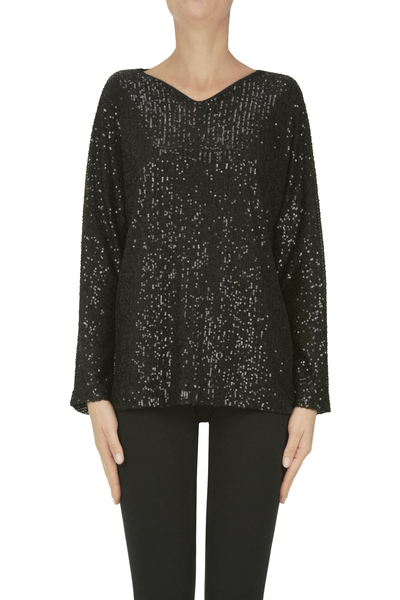  Shirt C-zero Sequined Tulle T-shirt 