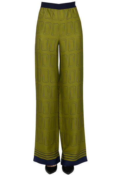  Slowear Printed Viscose Trousers 