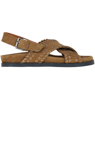  Strategia Suede Sandals 