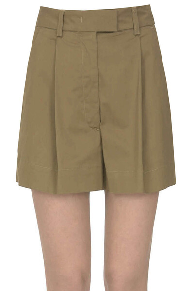  The Latest Cotton Shorts With Darts 
