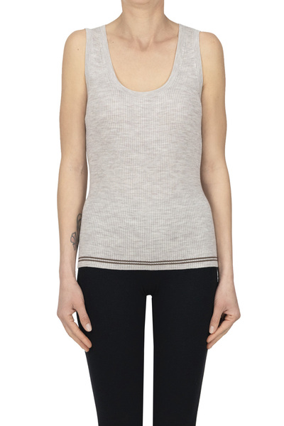  Theory Melange Knit Tank Top 