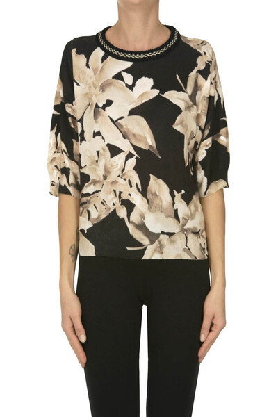  Twinset U&b Flower Print Pullover 