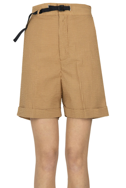  White Sand Striped Seersucker Shorts 