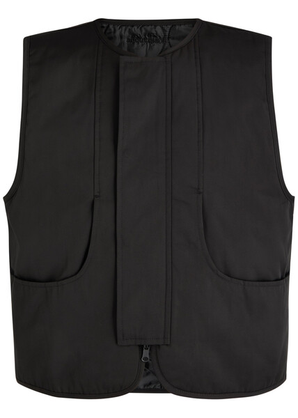  About Blank Reversible Quilted Shell Gilet - Black - Xl 