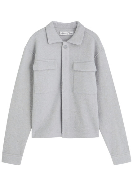  About Blank Wool Overshirt Jacket - Grey - M 