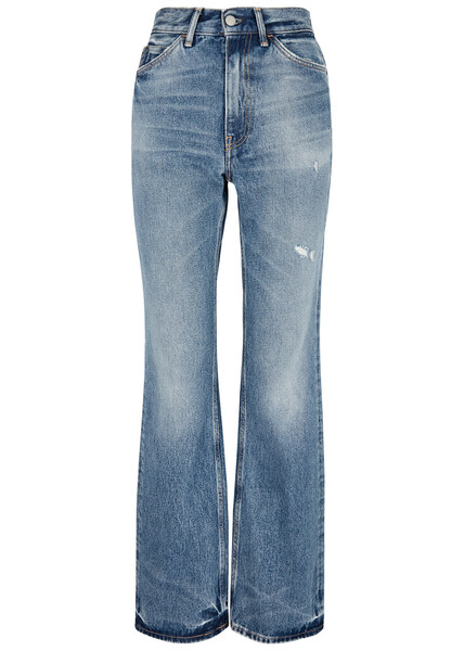  Acne Studios Distressed Flared-leg Jeans - Blue - 26 (w26 / Uk8 / S) 