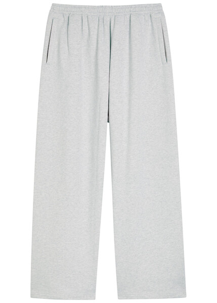  Acne Studios Logo-embroidered Cotton-blend Sweatpants - Grey - M 