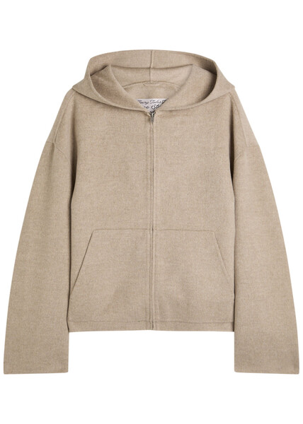  Acne Studios Zip-through Hooded Wool And Cashmere-blend Jacket - Off White - 48 (it48 / M) 