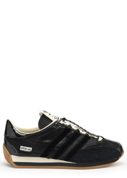  Adidas X Song For The Mute Country Og Panelled Calf Hair Sneakers - White And Black - 6.5 (it39.5 / Uk6.5) 