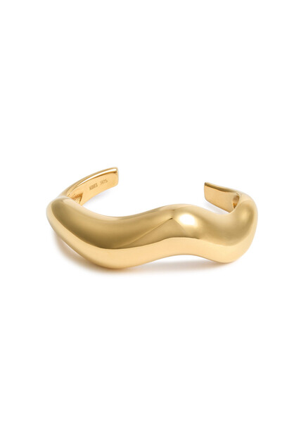  Agmes Astrid Large Gold Vermeil Cuff - One Size 