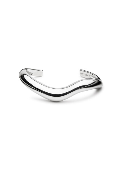  Agmes Astrid Medium Sterling Silver Cuff - One Size 