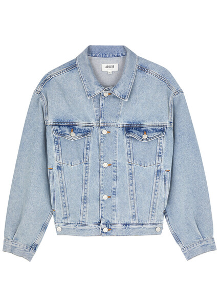  Agolde Charli Blue Denim Jacket - Xs 