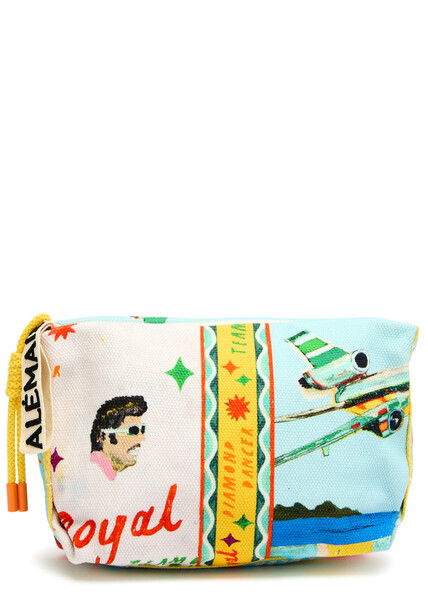  Alemais All Aboard Printed Canvas Pouch - Multicoloured - One Size 