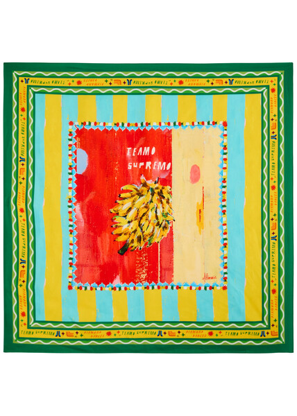  Alemais All Aboard Printed Silk Scarf - Multicoloured - One Size 
