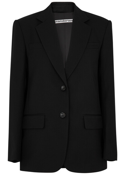  Alexander Wang Wool Blazer - Black - 12 