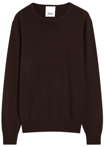  Allude Cashmere Sweatshirt - Brown - Xl 