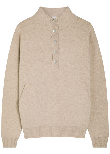  Allude Wool-blend Jumper - Beige - M 
