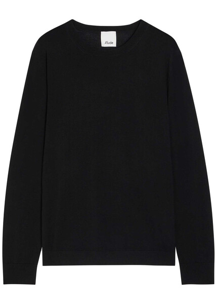  Allude Wool Jumper - Black - M 