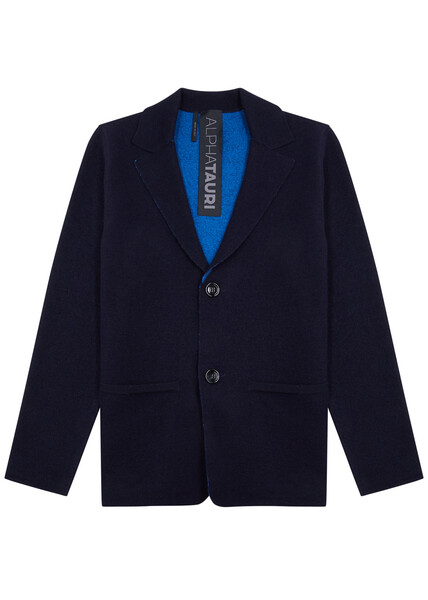  Alpha Tauri Faco Wool Jacket - Navy - M 