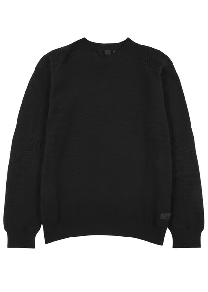  Alpha Tauri Fosop Ribbed-knit Jumper - Black - S 
