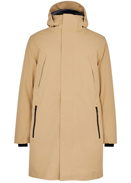  Alpha Tauri Koov Hooded Shell Coat - Camel - M 