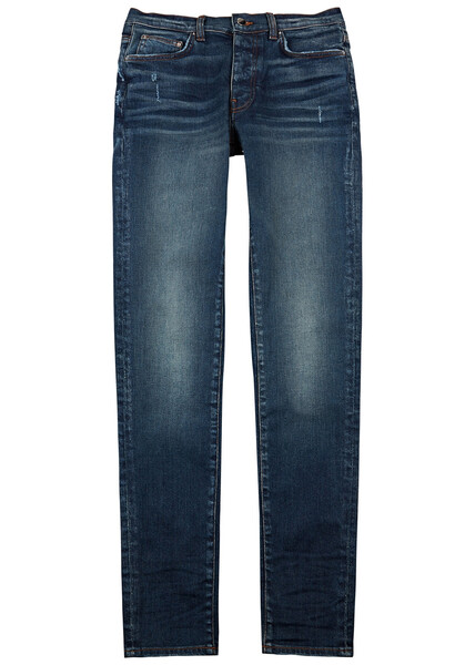  Amiri Stack Distressed Skinny Jeans - Denim - W32 