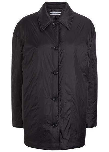  Another Tomorrow Padded Shell Jacket - Black - Xs/s (uk6-8 / Xs) 