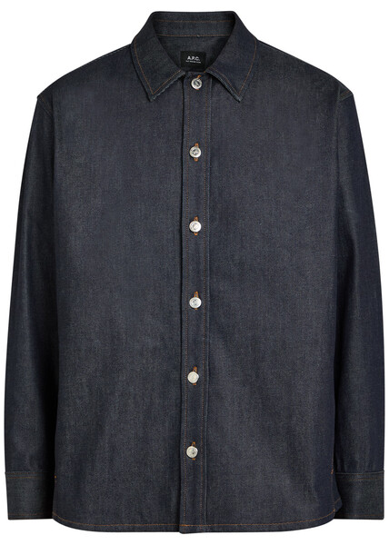 A.p.c. Surchemise Denim Overshirt - Indigo - M 