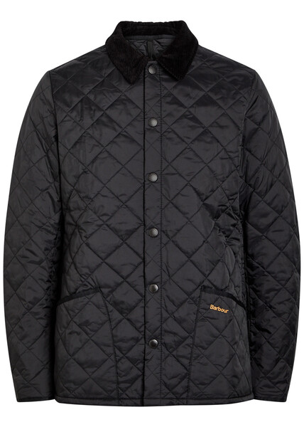  Barbour Liddesdale Quilted Nylon Jacket - Black - Xl 