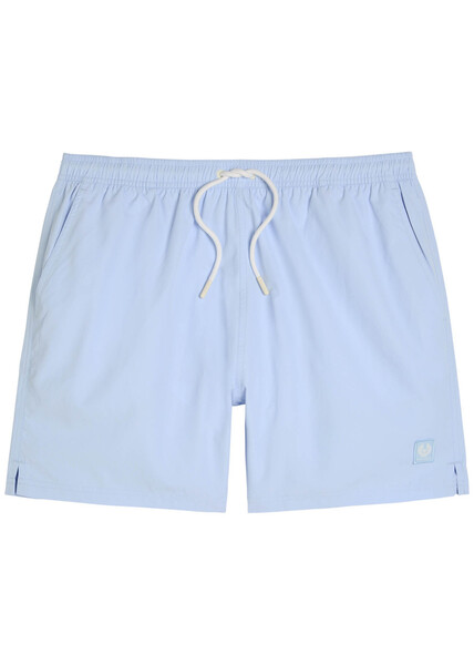  Belstaff Logo Shell Swim Shorts - Light Blue - S 
