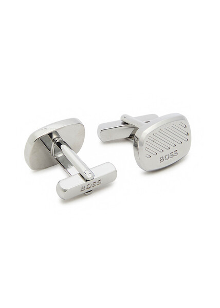  Boss Casing Logo-engraved Cufflinks - Silver - One Size 