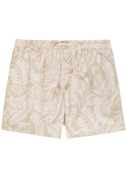  Boss Printed Shell Swim Shorts - Beige - S 