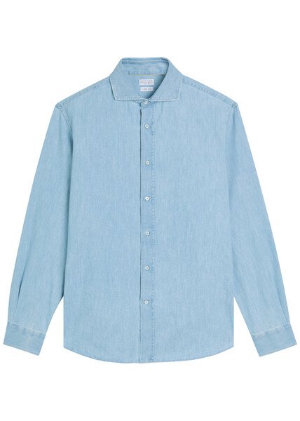  Brunello Cucinelli Denim Shirt - M 