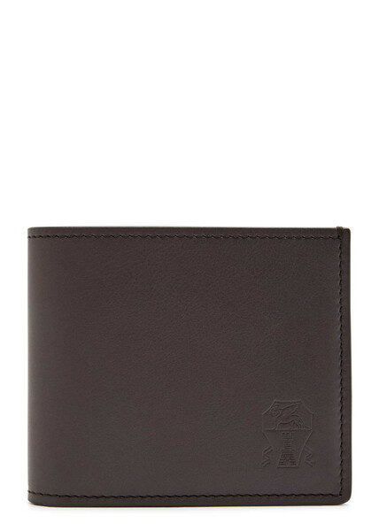  Brunello Cucinelli Logo-debossed Leather Wallet - Black - One Size 