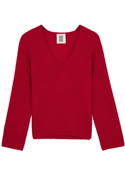  By Malene Birger Cimone Wool-blend Jumper - Red - S 