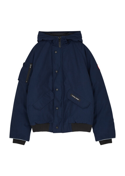  Canada Goose Kids Rundle Arctic-tech Bomber Jacket, Navy, Bomber - Blue 