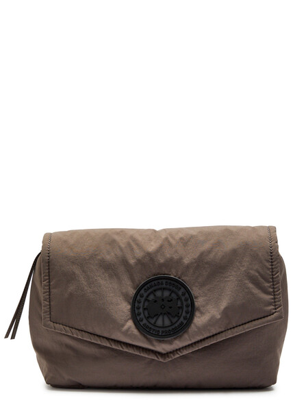  Canada Goose Logo Shell Belt Bag - Dark Grey - One Size 