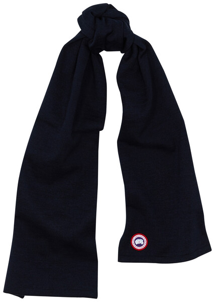  Canada Goose Navy Wool Scarf - Blue 