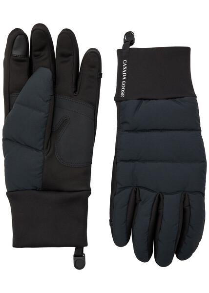  Canada Goose Puffer Shell Gloves - Black - Xl 