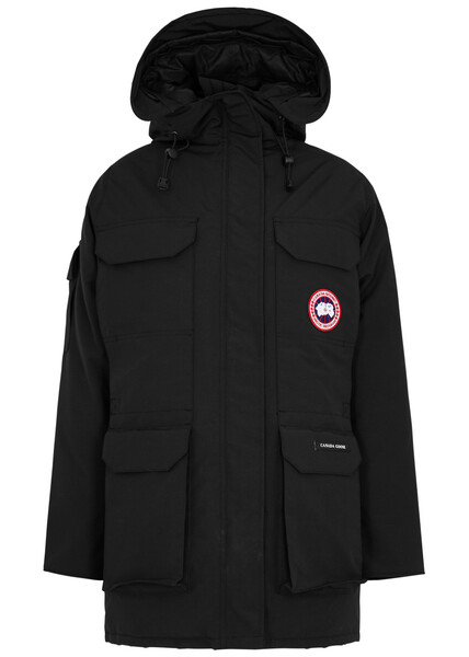 Canada Goose Women's Extra Small Black Expedition Hooded Arctic-tech Parka Coat - Water-resistant - Xs 
