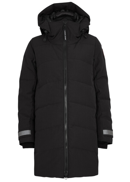  Canada Goose Women's Extra Small Black Merrit Quilted Arctic-tech Shell Parka - Water-resistant - Xs 