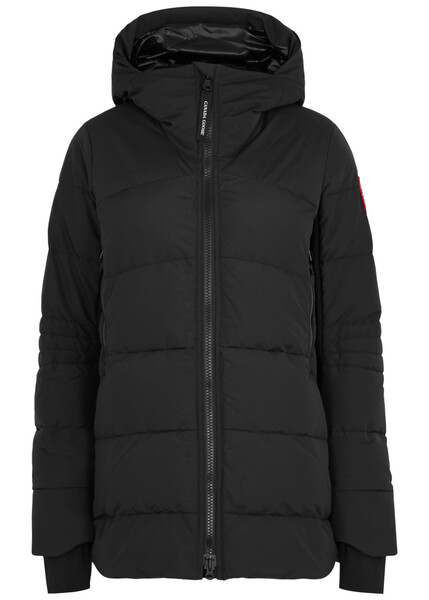  Canada Goose Women's Small Black Hybridge Quilted Matte Shell Coat - Water-resistant & Features A Hood - S 