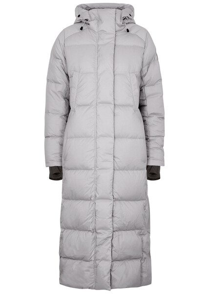  Canada Goose Women's Small Grey Alliston Quilted Feather-light Parka Coat - Water-repellent - S (uk8-10 / S) 