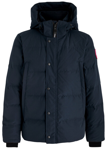  Canada Goose Wyndham Quilted Arctic-tech Parka - Navy - Xs 