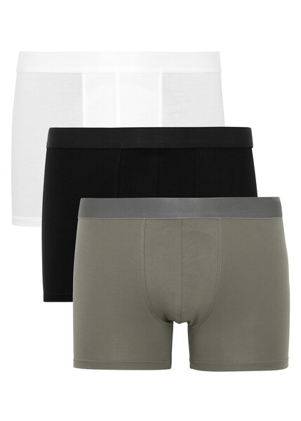  Cdlp Stretch-jersey Boxer Briefs - Set Of Three - Multicoloured - Xl 