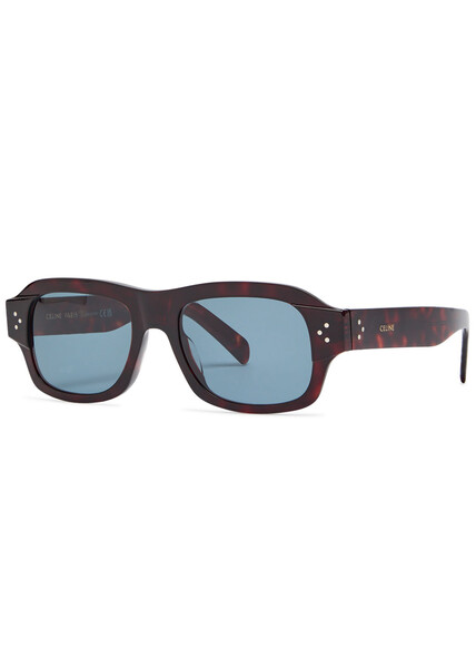  Celine 3 Dots Geometric Sunglasses - Brown - One Size 