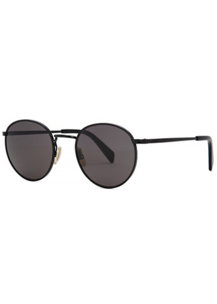  Celine Gold-tone Round-frame Sunglasses 