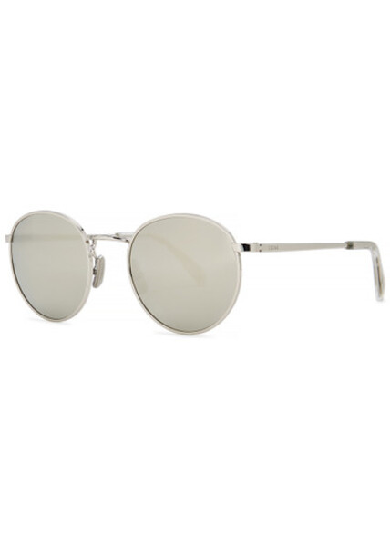  Celine Gold-tone Round-frame Sunglasses 